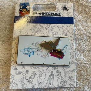 Disney Dumbo Ink & Paint Animation Sketch Blue Line Drawing Pin